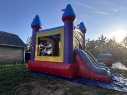 IMG 6997 1745804386 JELLYBEAN CASTLE COMBO WITH DOUBLE SLIDES (DRY)