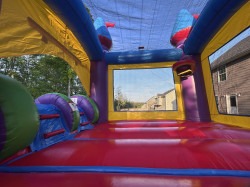 IMG 7001 1745804387 JELLYBEAN CASTLE COMBO WITH DOUBLE SLIDES (DRY)