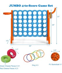 IMG 7426 1748136978 GIANT CONNECT 4 with HOOP AND RING TOSS