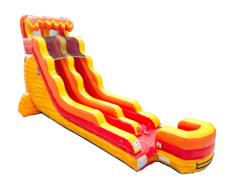 18 FT LAVA WAVE MARBLE SLIDE (DRY)