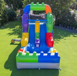 IMG 8166 1753390009 12 FT BLOCK PARTY DUAL LANE SLIDE (DRY)
