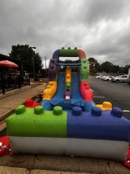 12 FT BLOCK PARTY DUAL LANE WATERSLIDE (WET)