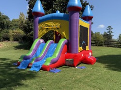 IMG 9785 1758810425 JELLYBEAN CASTLE COMBO WITH DOUBLE SLIDES (DRY)