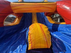 IMG 1053 1769201046 CASTLE CRUSADE BOUNCE HOUSE COMBO WITH DUAL SLIDES (WET)