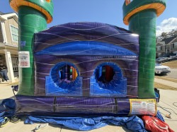 IMG 1049 1771191792 63 FT CASTLE CRUSADE OBSTACLE COURSE WITH BOUNCE HOUSE AND DUAL SLIDES (WET)